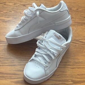 Puma Classic White Leather Sneakers